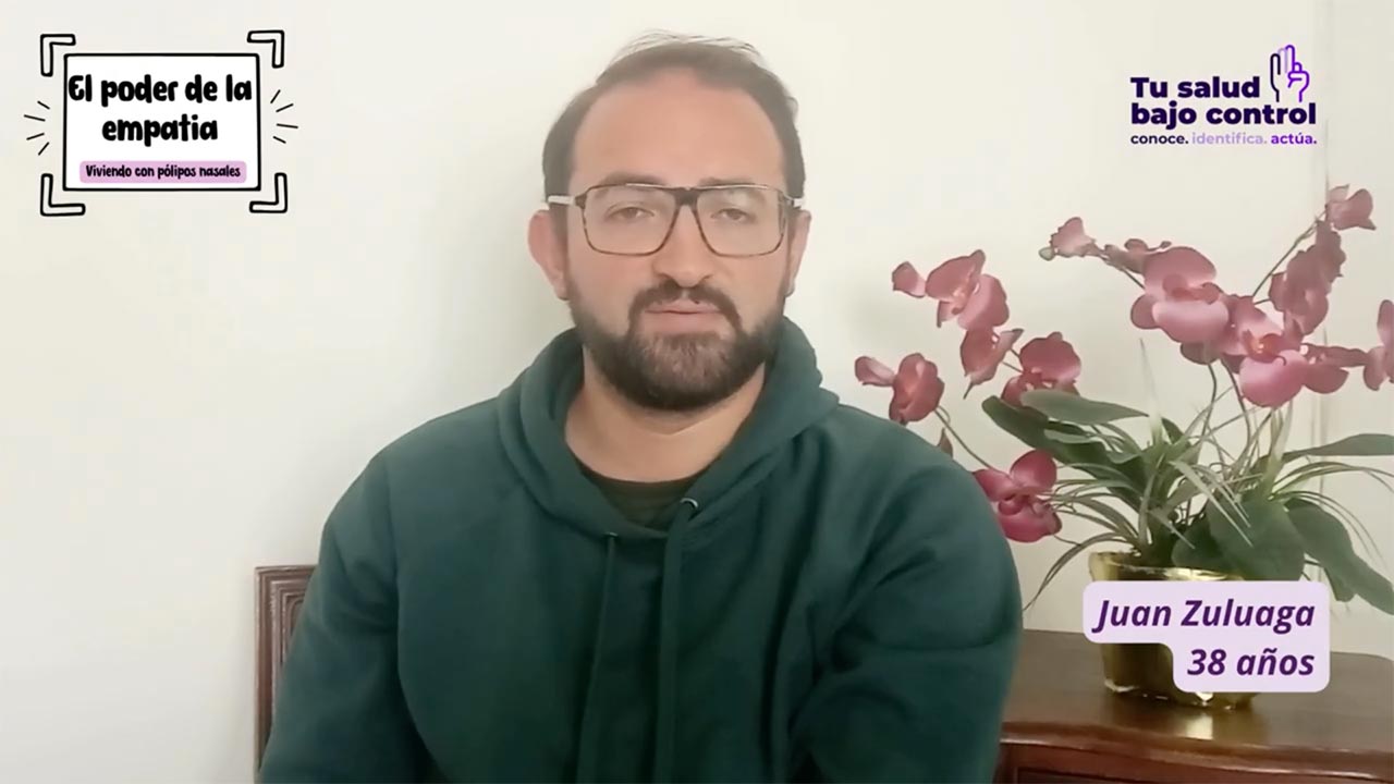 El impacto de los pólipos nasales en la vida de Juan